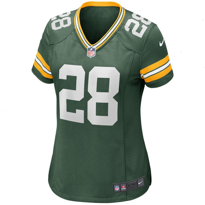 AJ Dillon Green Bay Packers Nike Women's Player Game Jersey - Green