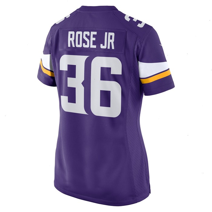 A.J. Rose Jr. Minnesota Vikings Nike Women's Game Player Jersey - Purple