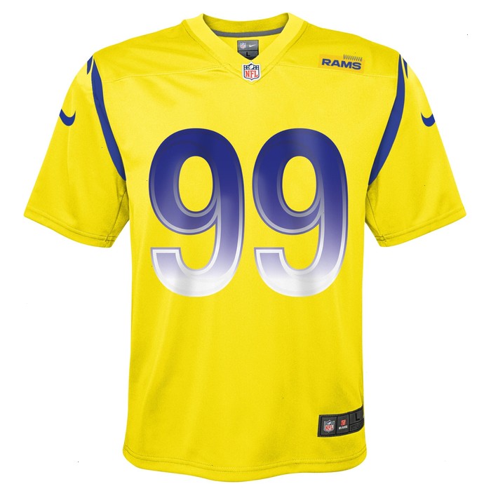 Aaron Donald Los Angeles Rams Nike Youth Inverted Game Jersey - Gold