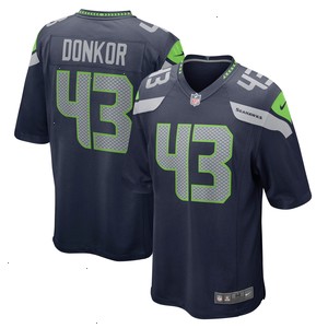 Aaron Donkor Seattle Seahawks Nike Game Jersey - College Navy