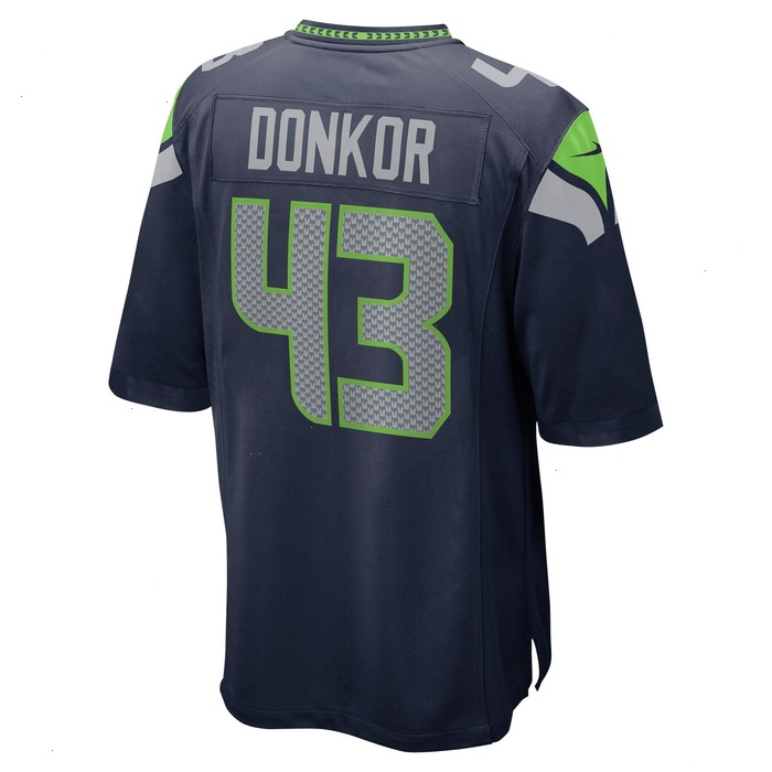 Aaron Donkor Seattle Seahawks Nike Game Jersey - College Navy