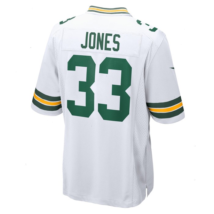 Aaron Jones Green Bay Packers Nike Game Player Jersey - White