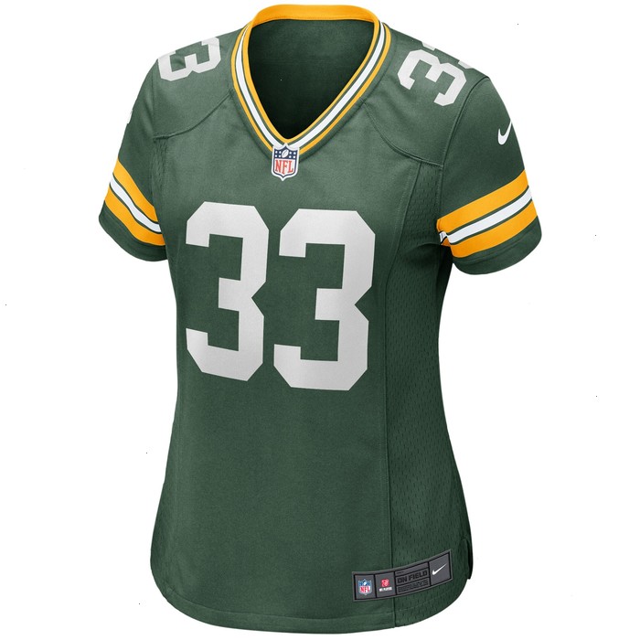 Aaron Jones Green Bay Packers Nike Women's Game Jersey - Green