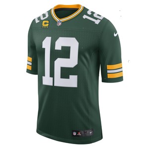 Aaron Rodgers Green Bay Packers Nike Captain Vapor Limited Jersey - Green