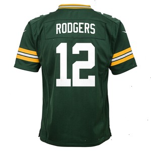 Aaron Rodgers Green Bay Packers Nike Youth Game Jersey - Green V1