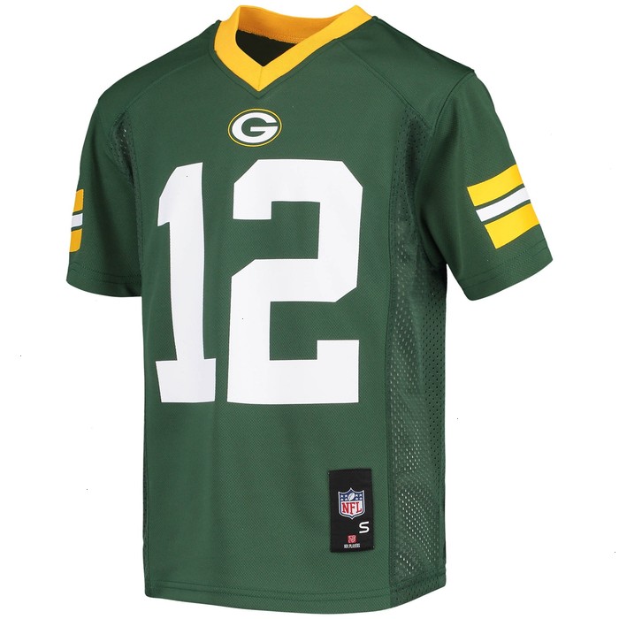 Aaron Rodgers Green Bay Packers Youth Replica Player Jersey - Green