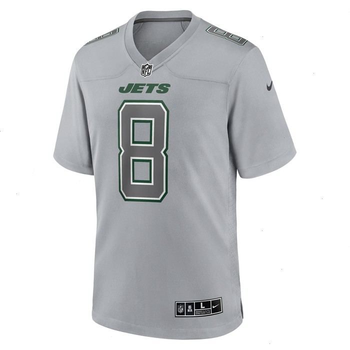 Aaron Rodgers New York Jets Nike Atmosphere Fashion Game Jersey - Heather Gray