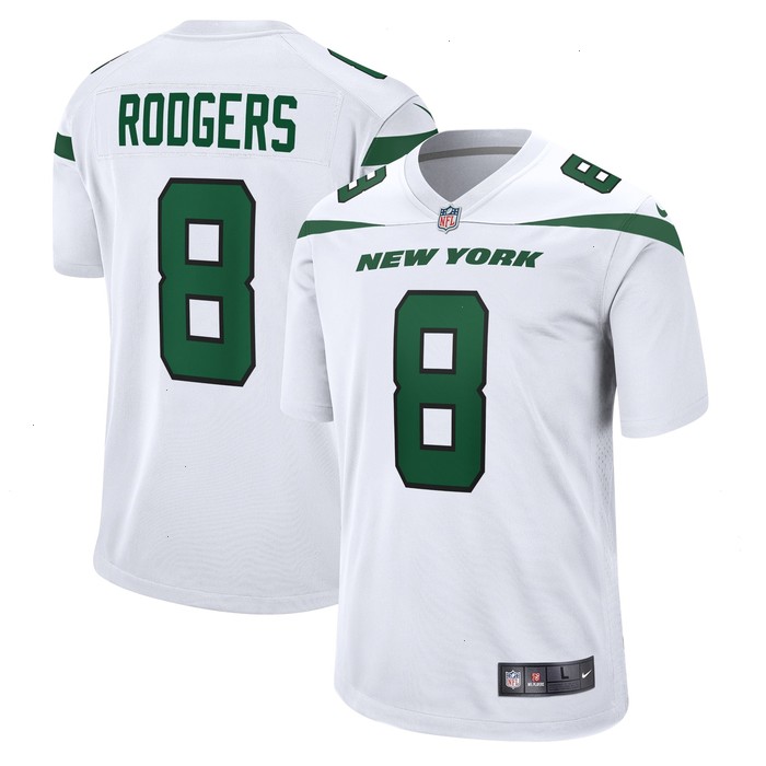 Aaron Rodgers New York Jets Nike Game Jersey - White