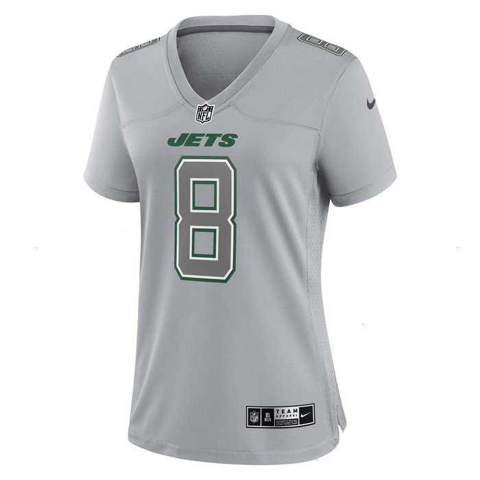 Aaron Rodgers New York Jets Nike Women's Atmosphere Fashion Game Jersey - Heather Gray