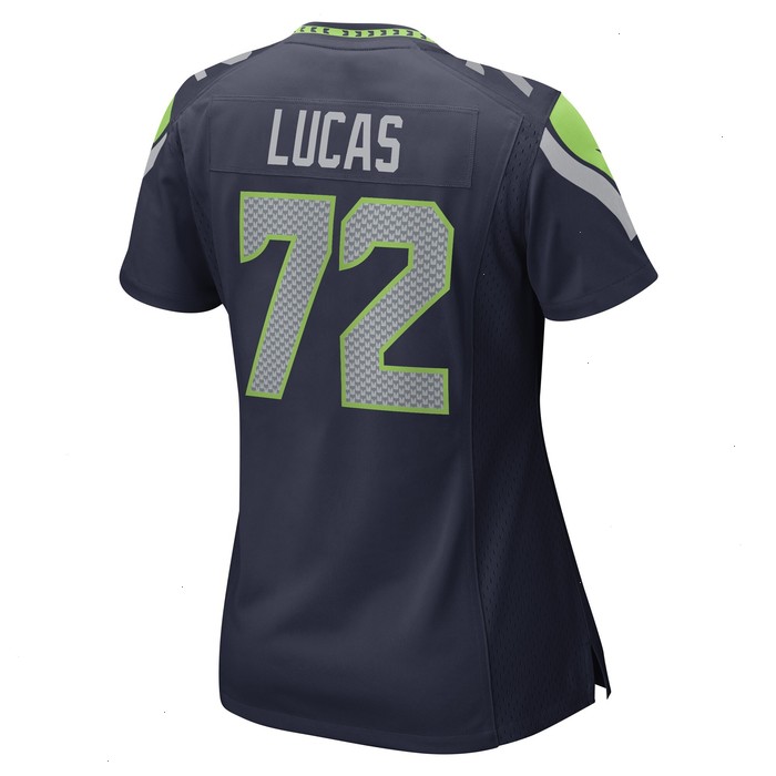 Abraham Lucas Seattle Seahawks Nike Women's Game Player Jersey - College Navy