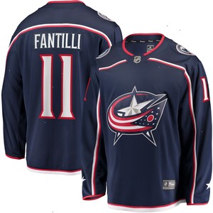 Adam Fantilli Columbus Blue Jackets Fanatics Branded Home Breakaway Player Jersey - Navy