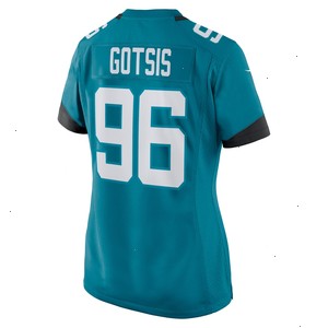 Adam Gotsis Jacksonville Jaguars Nike Women's Game Jersey - Teal