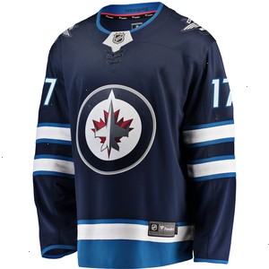 Adam Lowry Winnipeg Jets Fanatics Branded Breakaway Replica Jersey - Navy