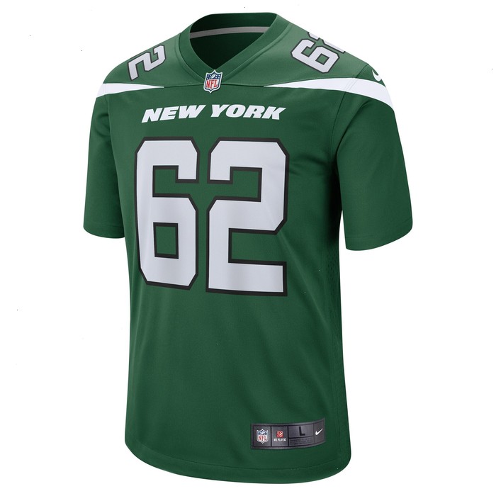 Adam Pankey New York Jets Nike Team Game Jersey - Gotham Green