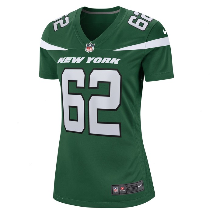 Adam Pankey New York Jets Nike Women's Team Game Jersey - Gotham Green