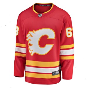 Adam Ruzicka Calgary Flames Fanatics Branded Home Breakaway Player Jersey - Red