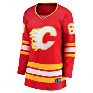 Adam Ruzicka Calgary Flames Fanatics Branded Women's Home Breakaway Player Jersey - Red