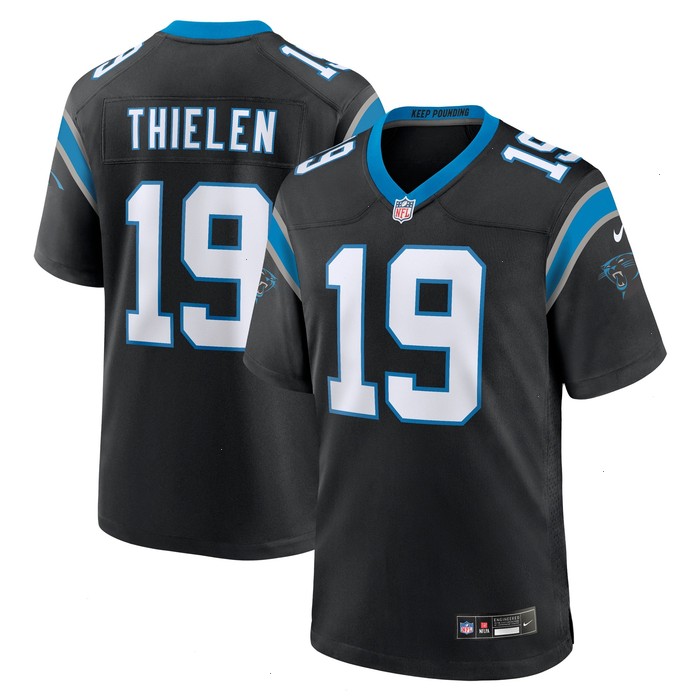 Adam Thielen Carolina Panthers Nike Team Game Jersey - Black