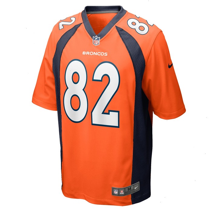 Adam Trautman Denver Broncos Nike Team Game Jersey - Orange