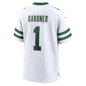 Ahmad Sauce Gardner New York Jets Nike Legacy Player Game Jersey - White