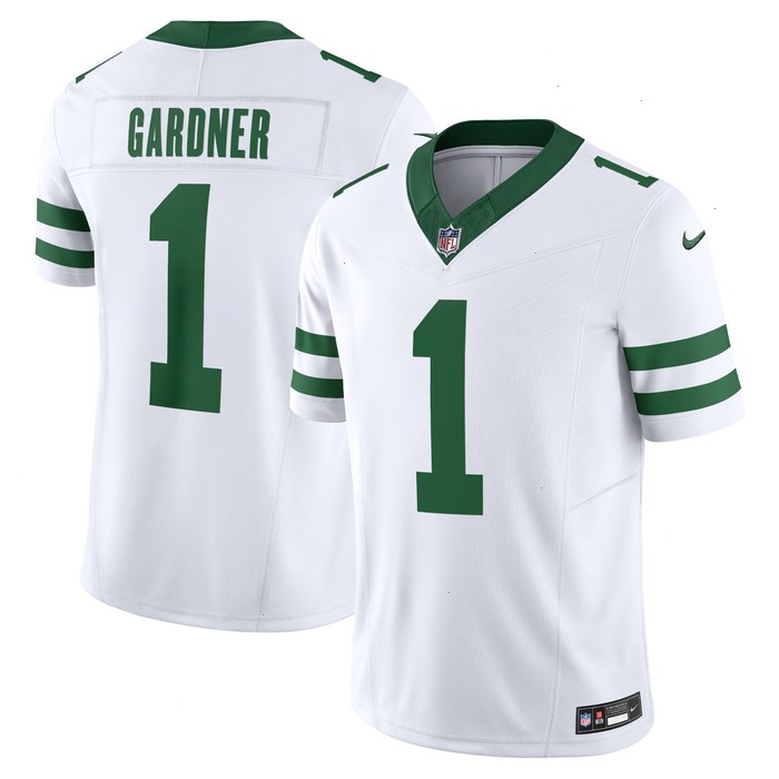 Ahmad Sauce Gardner New York Jets Nike Vapor F.U.S.E. Limited Jersey - White V1