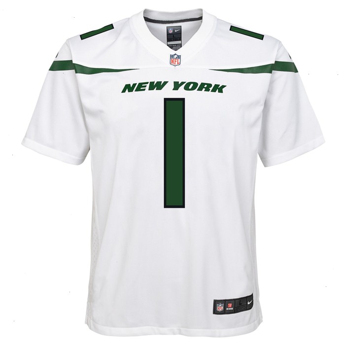 Ahmad Sauce Gardner New York Jets Nike Youth Game Jersey - White V1