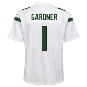 Ahmad Sauce Gardner New York Jets Nike Youth Game Jersey - White V1