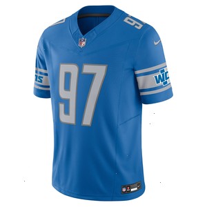 Aidan Hutchinson Detroit Lions Nike Vapor F.U.S.E. Limited Jersey - Blue