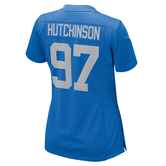 Aidan Hutchinson Detroit Lions Nike Women's Player Jersey - Blue