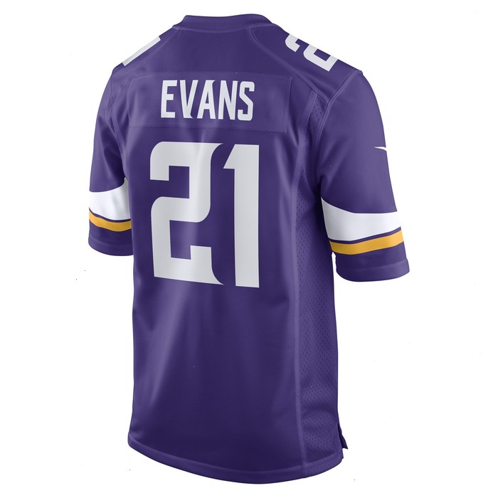 Akayleb Evans Minnesota Vikings Nike Game Player Jersey - Purple