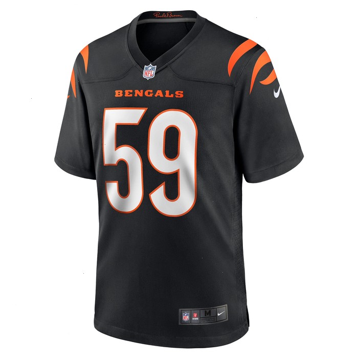 Akeem Davis-Gaither Cincinnati Bengals Nike Game Player Jersey - Black