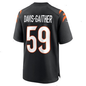 Akeem Davis-Gaither Cincinnati Bengals Nike Game Player Jersey - Black