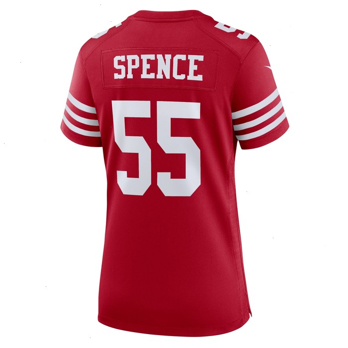 Akeem Spence San Francisco 49ers Nike Women's Home Game Player Jersey - Scarlet