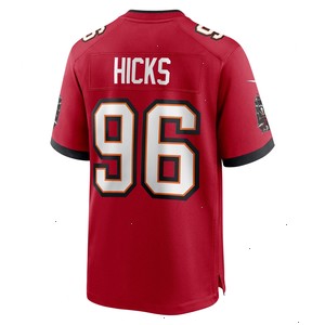 Akiem Hicks Tampa Bay Buccaneers Nike Game Player Jersey - Red