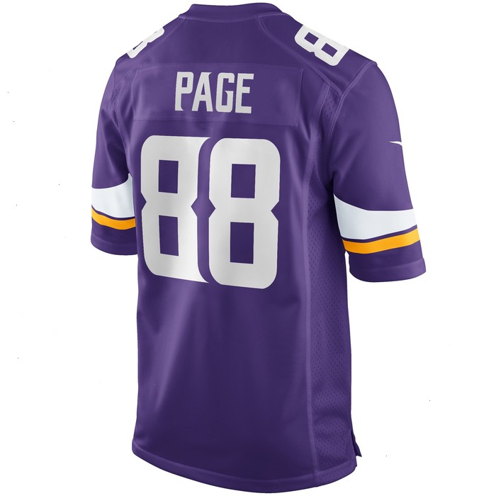 Alan Page Minnesota Vikings Nike Game Retired Player Jersey - Purple