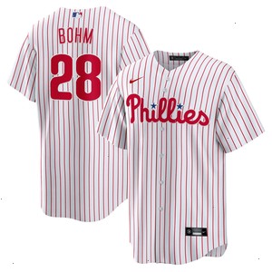 Alec Bohm Philadelphia Phillies Nike Replica Player Jersey - White