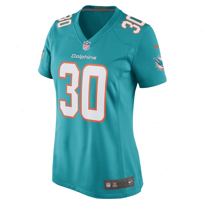 Alec Ingold Miami Dolphins Nike Women's Game Player Jersey - Aqua