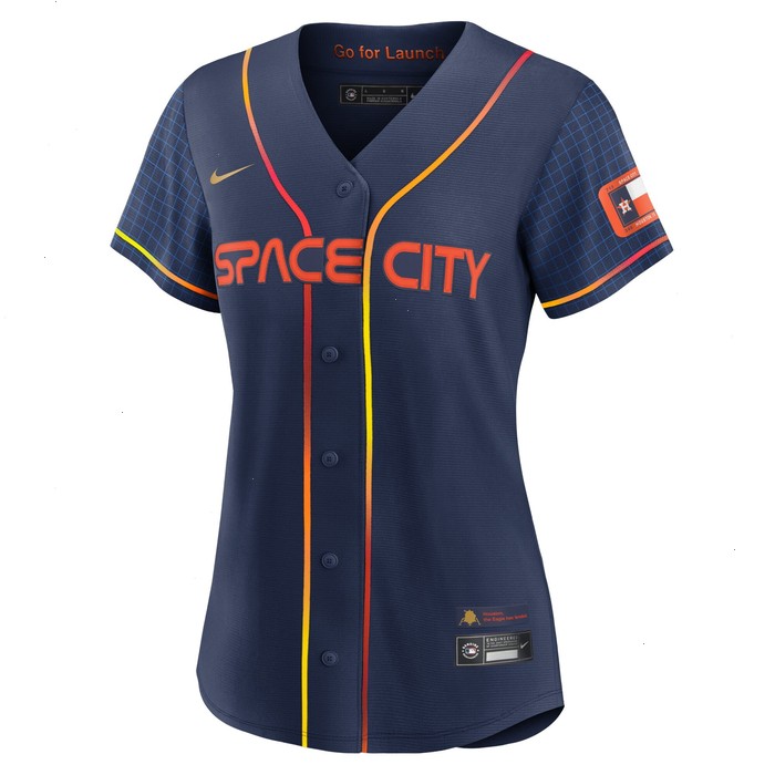 Alex Bregman Houston Astros Nike Women's 2022 City Connect Replica Player Jersey - Navy