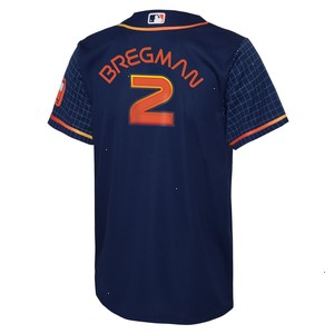 Alex Bregman Houston Astros Nike Youth 2022 City Connect Replica Player Jersey - Navy