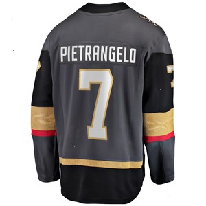 Alex Pietrangelo Vegas Golden Knights Fanatics Branded Alternate Premier Breakaway Player Jersey - Gray