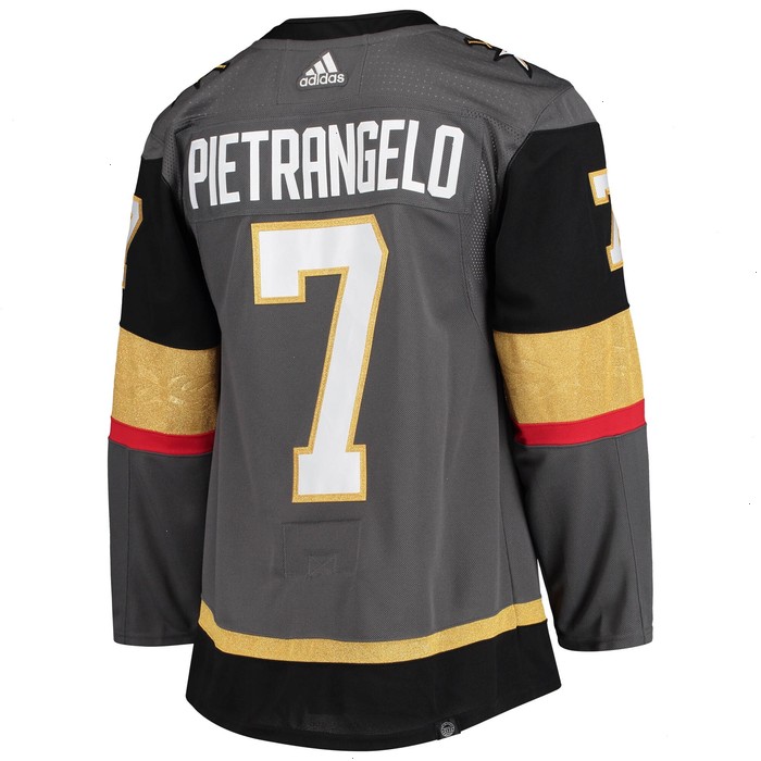 Alex Pietrangelo Vegas Golden Knights adidas Alternate Primegreen Authentic Pro Player Jersey - Gray