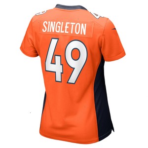 Alex Singleton Denver Broncos Nike Women's Game Player Jersey - Orange