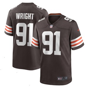 Alex Wright Cleveland Browns Nike Team Game Jersey - Brown