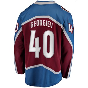 Alexandar Georgiev Colorado Avalanche Fanatics Branded Home Breakaway Player Jersey - Burgundy