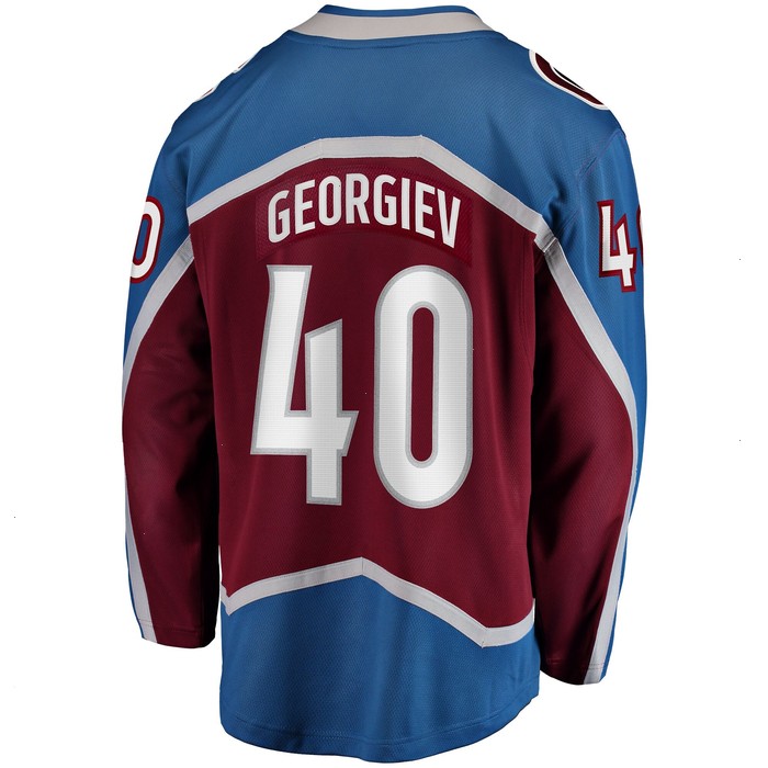 Alexandar Georgiev Colorado Avalanche Fanatics Branded Home Breakaway Player Jersey - Burgundy