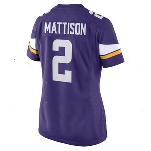 Alexander Mattison Minnesota Vikings Nike Women's Game Player Jersey - Purple