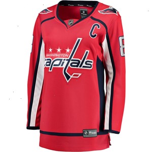 Alexander Ovechkin Washington Capitals Fanatics Branded Women's Home Breakaway Player Jersey - Red