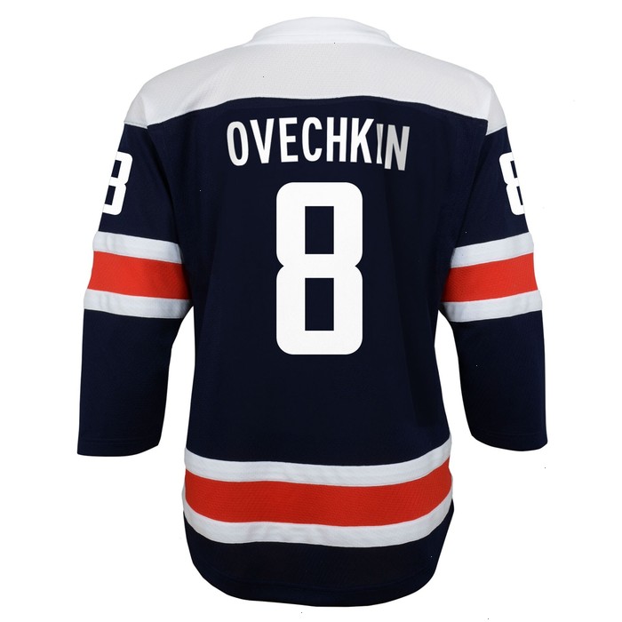 Alexander Ovechkin Washington Capitals Youth 2020/21 Alternate Replica Player Jersey - Navy