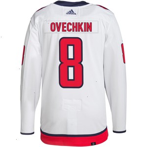 Alexander Ovechkin Washington Capitals adidas Home Captain Primegreen Authentic Player Jersey - White