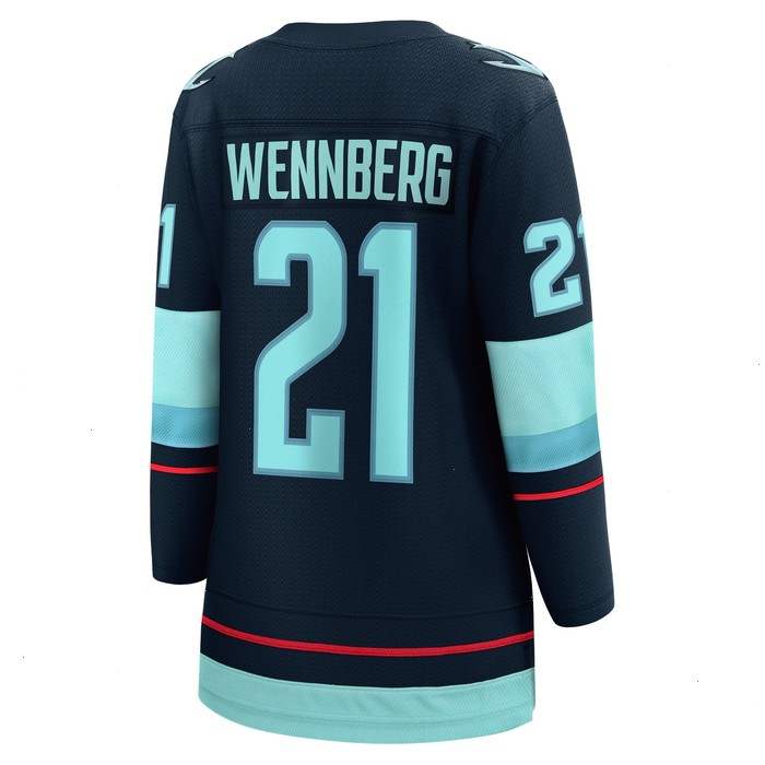 Alexander Wennberg Seattle Kraken Fanatics Branded Women's Home Breakaway Player Jersey - Navy